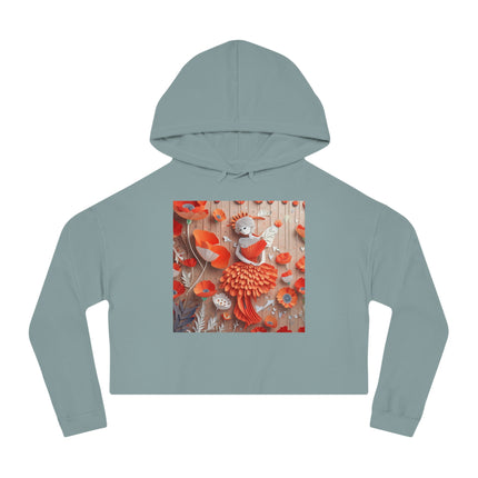 Poppy Fairy Women’s Cropped Hooded Sweatshirt