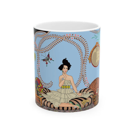 Minuit! ou, L'Appartement à la Mode by George Barbier Ceramic Mug, 11oz