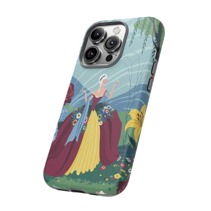 🌹🌿 The Willow Garden Promenade Phone Case – Art Deco Floral Elegance