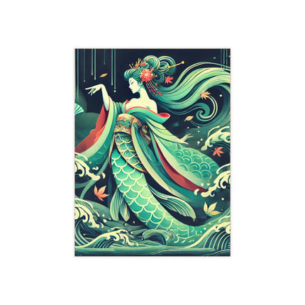 Mermaid Queen Rising from the Deep Ceramic Tile