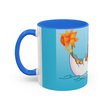 A Rooster's Seafaring Adventure Colorful Mugs, 11oz