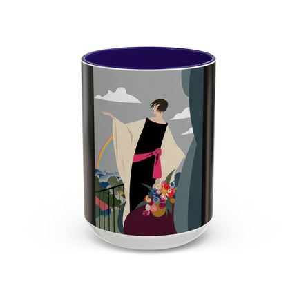 Rainbow Reverie Colorful Mugs – Elegant Renewal & Serene Beauty