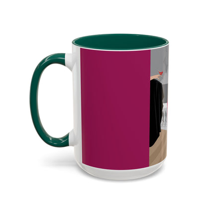 The Red Bird Colorful Mugs – Gentle Storybook Charm & Elegant Whimsy