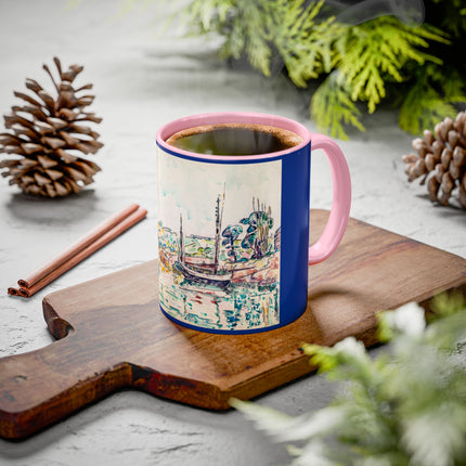 Concarneau by Paul Signac Colorful Mugs (11oz, 15oz)
