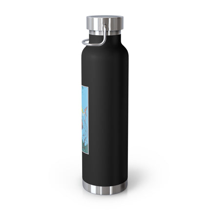 Exquisite Elegance by Umberto Brunelleschi Copper Vacuum Insulated Bottle, 22oz