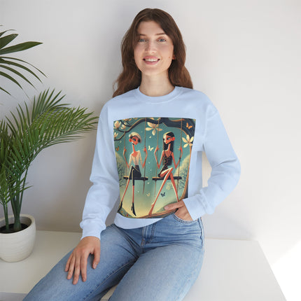 Whispers on the Spring Swing Heavy Blend™ Crewneck Sweatshirt