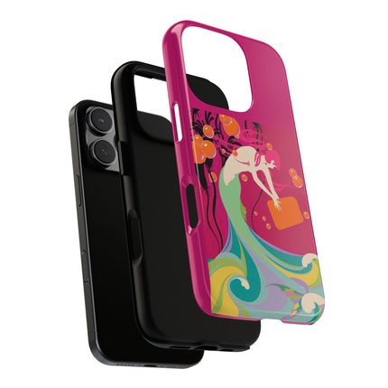 Mermaid Dive Phone Case – Vibrant Waves & Playful Elegance