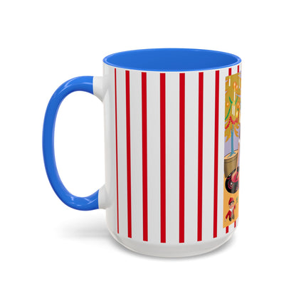 Art Deco Christmas Colorful Mugs (11oz, 15oz)