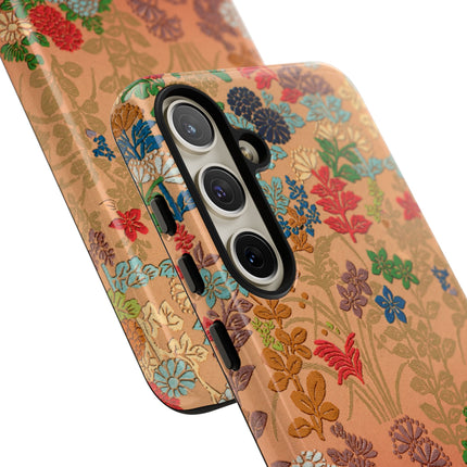 Ornamental Japanese Flower Pattern Phone Cases