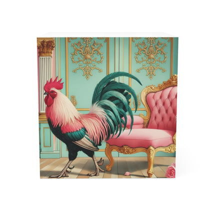 The Salon Rooster Note Cube