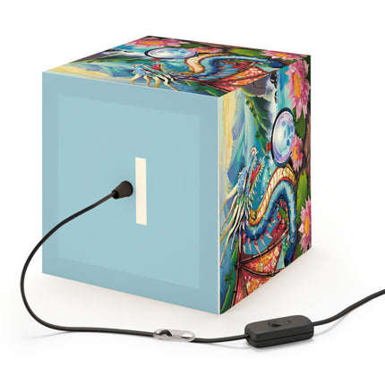 Wisdom's Guardian Light Cube Lamp