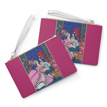 The Jealous Parrot by George Barbier Clutch Bag