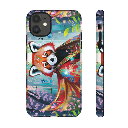 Cybernetic Red Panda Phone Cases