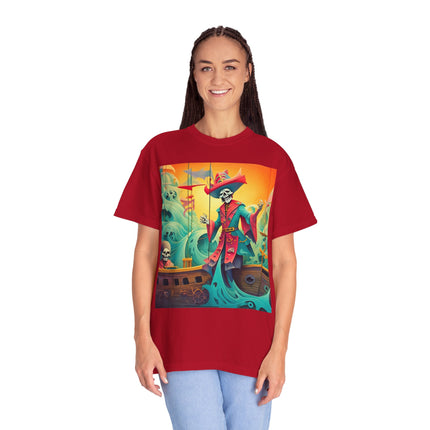 Skeleton Crew of the Misty Seas Unisex Garment-Dyed T-shirt