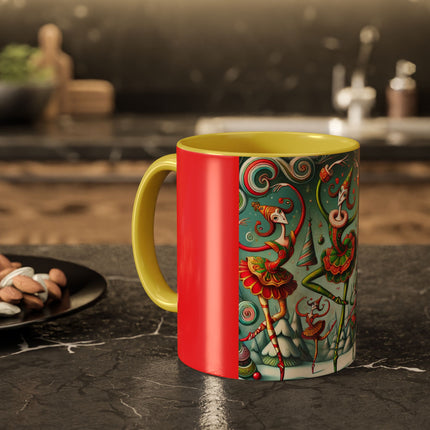 Christmas Ballet of the Absurd Colorful Mugs (11oz, 15oz)