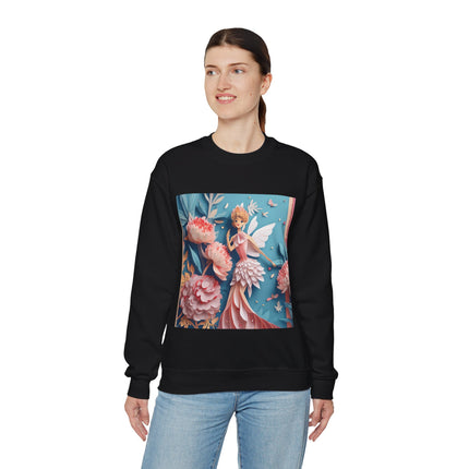Peony Fairy Unisex Heavy Blend™ Crewneck Sweatshirt