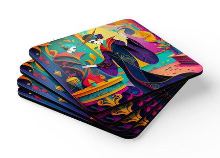 Phantoms of Elegance Corkwood Coaster Set