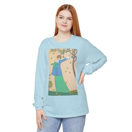 Le Verger by Georges Lepape Garment-dyed Long Sleeve T-Shirt