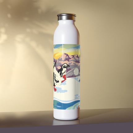 Snowball Shenanigans Slim Water Bottle