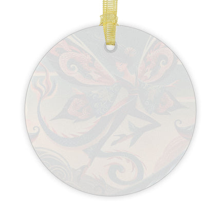 Dragon Fairy of the Temple Glass Ornament