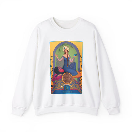 December & Tanzanite (from the Gem Series) by Sofia Chiostri Heavy Blend™ Crewneck Sweatshirt