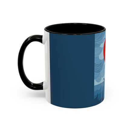 Siren of the Waves Colorful Mugs – Dramatic Sea Power & Bold Elegance