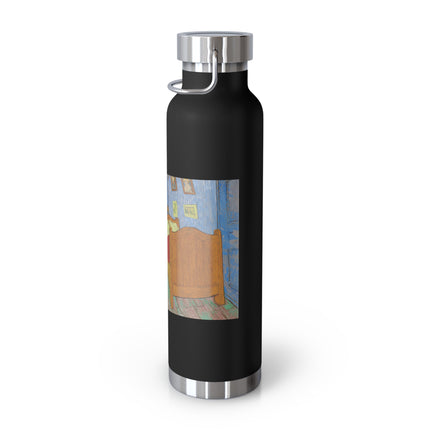 The Bedroom by Vincent van Gogh Copper Vacuum Insulated Bottle, 22oz