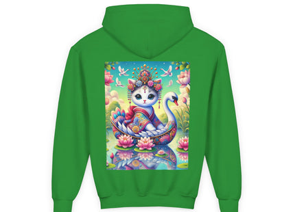 Geisha Kitten’s River Voyage Youth Heavy Blend Hooded Sweatshirt