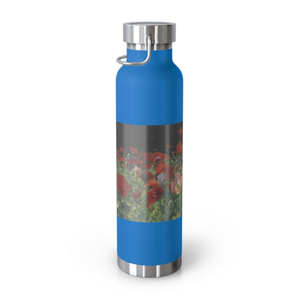 Poppies (A Study of Poppies for Carnation, Lily, Lily, Rose) by John Singer Sargent Copper Vacuum Insulated Bottle, 22oz
