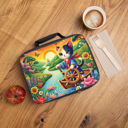 Sailor Kitten’s River Adventure Lunch Bag – Brave Voyage & River Wonder