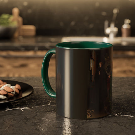 Arnolfini Portrait by Jan Van Eyck Colorful Mugs (11oz, 15oz)