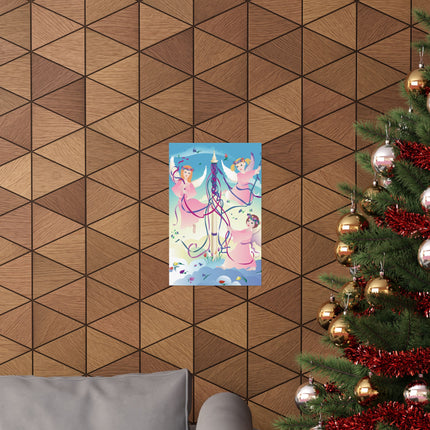 Angelic Revelry Premium Matte Vertical Posters