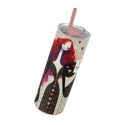 To My Valentine Skinny Matte Tumbler, 20oz