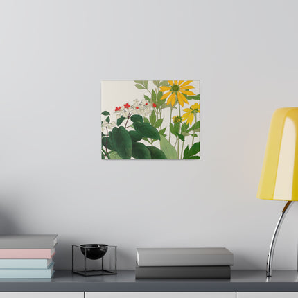 Clerodendrum and Rudbeckia by Tanigami Kônan – Japanese Botanical Harmony