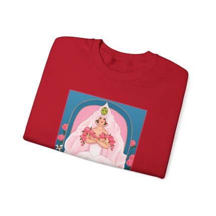 August & Peridot (from the Gem Series) by Sofia Chiostri Unisex Heavy Blend™ Crewneck Sweatshirt