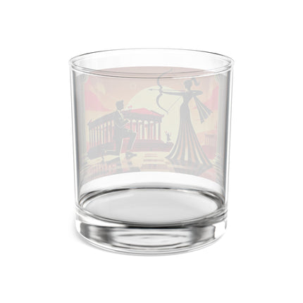Art Deco Valentine's Romance Rocks Glass, 10oz