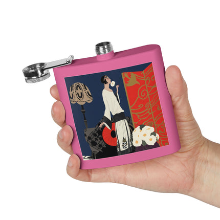 Art Deco Flapper Flask – Elegant Sip & Timeless Style