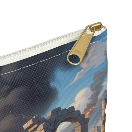 Snow Leopard Lookout Accessory Pouch – Vigilant Explorer & Mountain Mystery