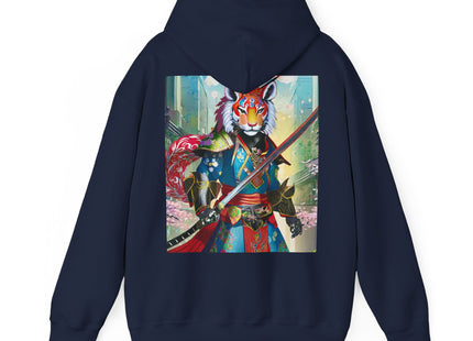 Cyberpunk Samurai Tiger – Heavy Blend™ Hooded Sweatshirt