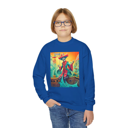 Skeleton Crew of the Misty Seas Youth Crewneck Sweatshirt