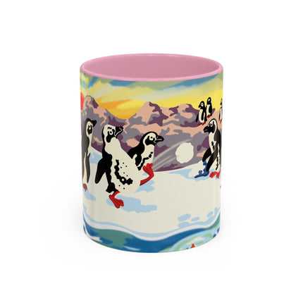 Snowball Shenanigans Colorful Mugs (11oz, 15oz)