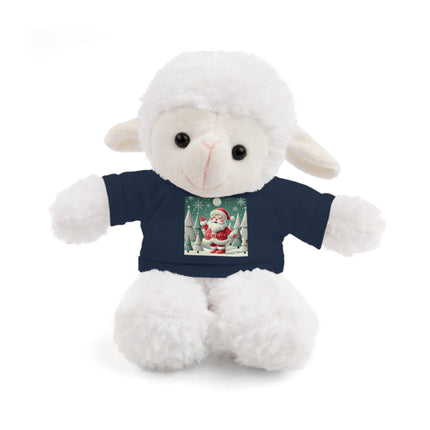 Santa's Joyful Night Stuffed Animals with Tee