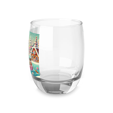 Nutcracker Candy-Striped Adventure Whiskey Glass