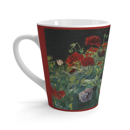 Poppies (A Study of Poppies for Carnation, Lily, Lily, Rose) by John Singer Sargent Latte Mug