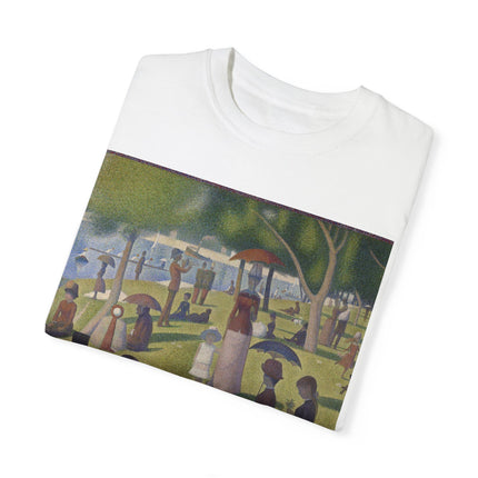 A Sunday on La Grande Jatte by Georges Seurat Unisex Garment-Dyed T-shirt
