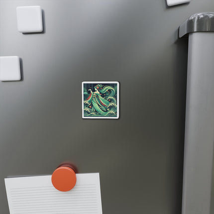 Mermaid Queen Rising from the Deep Die-Cut Magnets (5 Sizes)