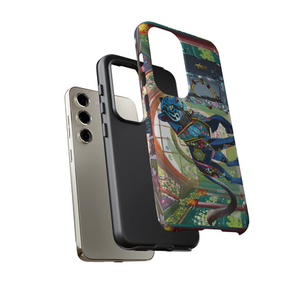 Cyber Panther's Hunt Phone Cases