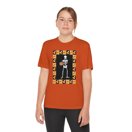 Candy Corn Skeleton Youth Competitor Tee