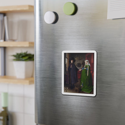 Arnolfini Portrait by Jan Van Eyck Die-Cut Magnets (5 Sizes)