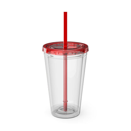 Geisha Fairy and the Hummingbird Blossom Sunsplash Tumbler with Straw, 16oz